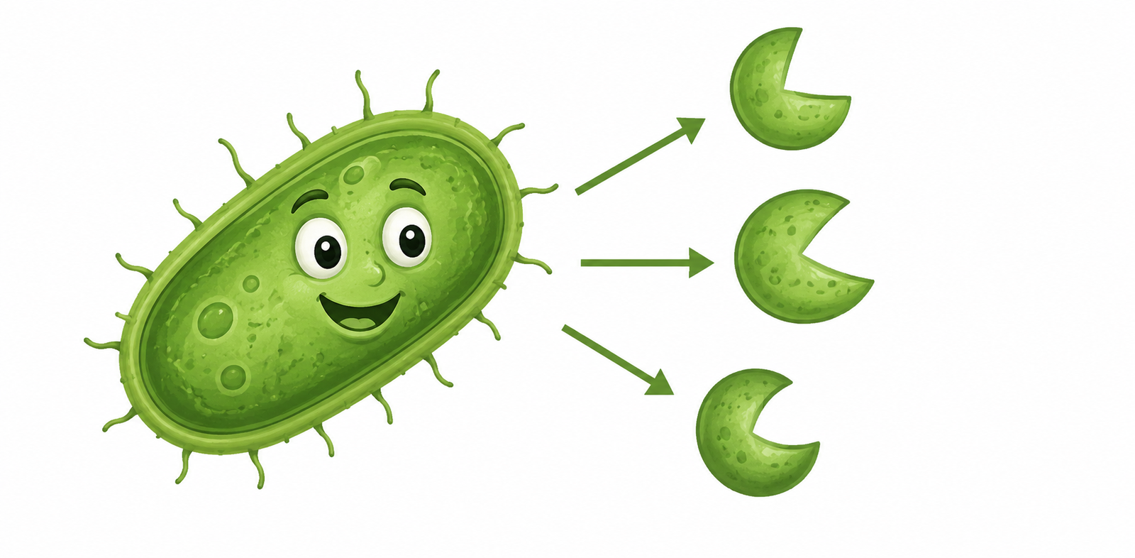 Bacteria Produce Enzymes